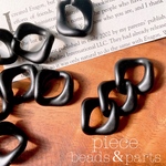 10pcs★ マットブラック チェーン #376