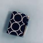 能率手帳ゴールド小型版　トラベラーズノート　カバー　tambourine navy
