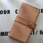 ✴︎sampleSALE✴︎ヌメ革ナチュラル シンプルなiPhone6.6sケース