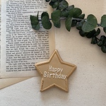 【アイシングクッキー】星のBirthdayプレート