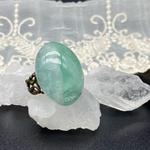 ♦️chocop-713様専用♦️   天然石　大きなフローライトのリング　Ｋ