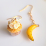 🍌バナナカップケーキの耳飾り🍌