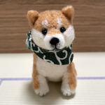 おすわり🐕柴犬(赤柴)羊毛フェルト②