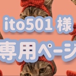 ito501 様 専用ページ