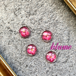 🆕【貼り付けパーツ】 re:art pansy paint cabochon #vipk