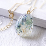  【1/9 21時～】『お試し価格』-Snowflake- レジンネックレス