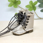 森き　ロングブーツ　グレージュ　miniature  boots.