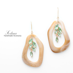 ナチュラルフープ(728) ピアス/ノンホールピアス/樹脂ピアス