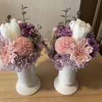 プリザーブドフラワー仏花　お供え花　仏花
