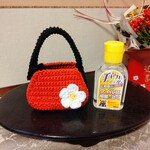 和風プチバッグ「梅」~赤~