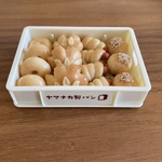 本物のパンから作ったミニチュアパン✨フードコンテナ入りパン詰め合わせ（ベーグル&クリームパン&ウィンナーロール&あんぱん）