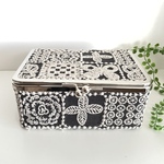 【専用】ミナペルホネン  forest tile   がま口ボックス（大）＜カルトナージュ＞