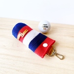 【受注制作】⛳️ゴルフボールケース🏌️‍♂️＊トリコロールカラー