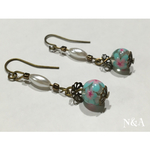 お花のピアス