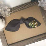 ミモザのおりぼん　アンティークブラウン