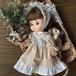 お人形　ハンドメイド服＊スリーピングローズ のワンピースドレス　バブーシュカセット