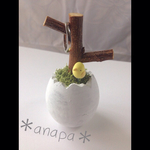 小鳥の住むリングホルダー