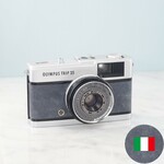 イタリアンレザー貼!　OLYMPUS　TRIP35!　美品!　完動分解整備品　フィルムカメラ　ネイビー