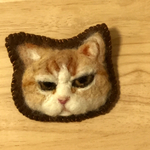 猫さんブローチ1（再販）