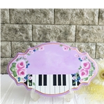 【受注制作】ピアノ、音楽教室の先生へ♪ピアノ教室ボード♪ウェルカムボード、トールペイント　Piano
