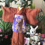 お隣にお買い物・りかちゃんの着物です