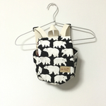 【st1110jp様オーダー品】再販なし！ラスト1個！シロクマ＆内側ドットベビーリュック