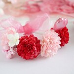 ハート付きバレンタイン花冠①　うさぎ花冠 　SS～Sサイズ