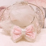 うさぎ♡スノープリンセスリボン・ピンク