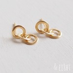 - 18KGP -　Circle ピアス