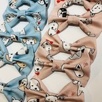 トリミングチョーカー　犬用リボン　犬柄