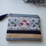 インド刺繍リボンポーチ(165)