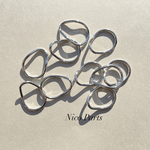 10pac✿︎オーバル　ニュアンス　フープ　シルバー