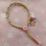 頑張る人応援📣桜咲く🌸願いよ届け✨組紐 お守り🌸願望達成/願望実現/春/ひな祭り/受験/合格祈願/就活