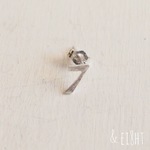 【受注制作】- Silver - Lucky Seven ピアス（片耳用）