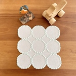 ミナペルホネン タンバリン の スクエア フリー マット マスクカバー サイズ ミナペルホネン マット 