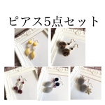 《SALE》6周年記念！送料無料☆ピアス5点セットＣ