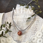 Atha（アタ）世界に一つだけのエナジーアートのネックレス（丸型）
