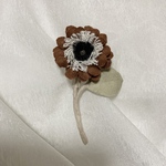 一輪お花ブローチ　