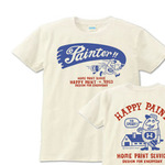 ペイントマン　両面　S～XL　　Tシャツ【受注生産品】