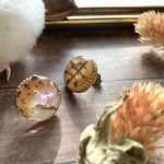 【再販】花とらピアス #1