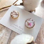 【再販】花とらピアス #2