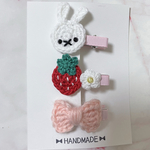 ベビー♡キッズ　ヘアクリップセット