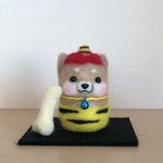 柴犬だるま👹節分（赤柴）