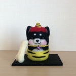 柴犬だるま👹節分（黒柴）