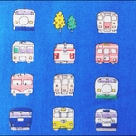 【オーダー】おひるね布団カバー✩電車柄