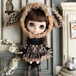 2022 VIERA×小紋 ワンピースBlythe ブライス アウトフィット 洋服