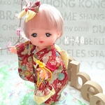 ♡×7 Thank you【再販2❣️】メルちゃん 振り袖セット*K-40