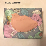再販✳︎鳥さんビタット✳︎花柄おしりふきポーチ✳︎PK