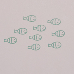 おさかなミニ 1cmx0.5cm