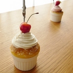 さくらんぼカップケーキのメモスタンド